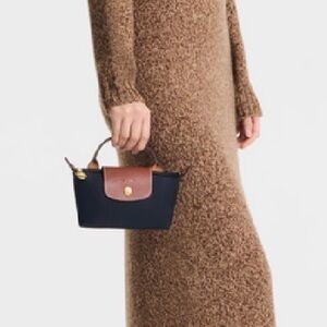 Longchamp Le Pliage Original Pouch with handle in Black